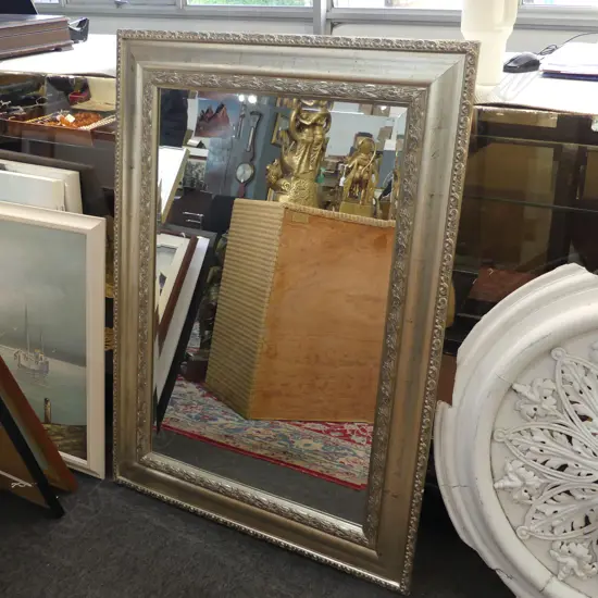 LG MIRROR w. SILVER FRAME 1140x820mm