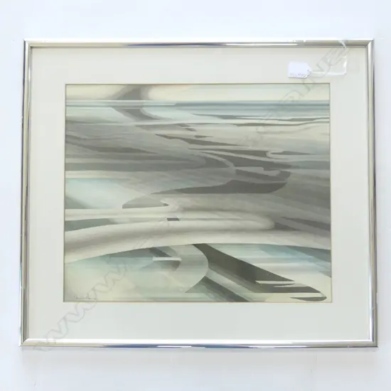 JOHN CRICHTON, ABSTRACT LANDSCAPE, WC '78 355x430mm