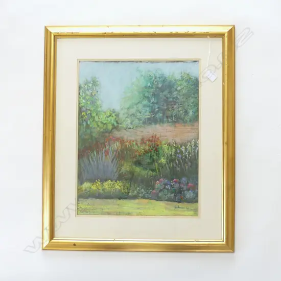 LEONORA JOHNSON 'ENCHANTED GARDEN II' PASTEL '99 495x385mm