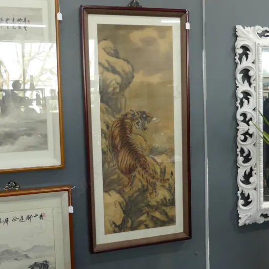 ORIENTAL TIGER ARTWORK 1275x580mm overall