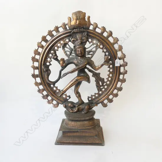 COPPER STATUE OF DANCING SHIVA H640MM