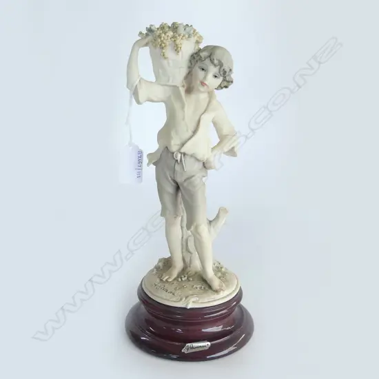 CAPIDEMONTE FIGURE BOY WITH GRAPES H280MM