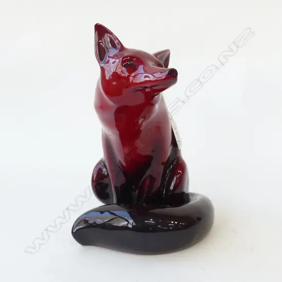 ROYAL DOULTON FLAMBE FOX H.240mm