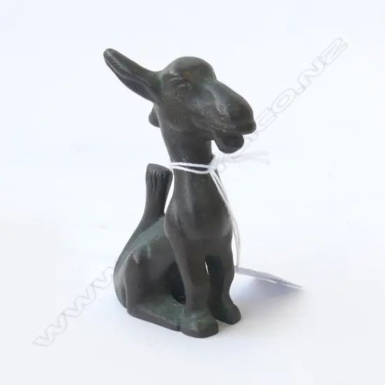 SMALL BRONZE ARTS & CRAFTS DONKEY H100MM