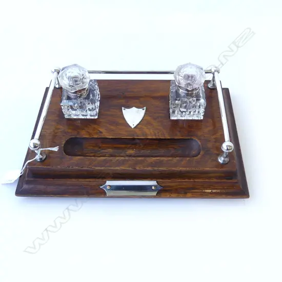 EDWARDIAN INK STAND 330x220mm