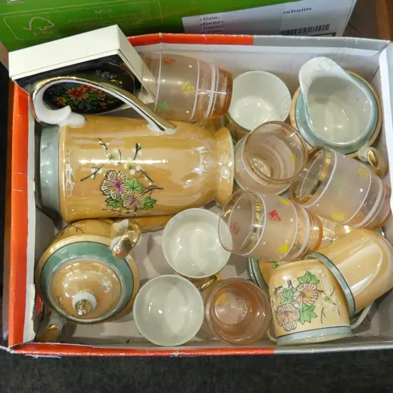 LUSTRE TEA SET ETC