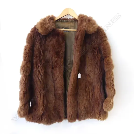 BROWN FUR JACKET