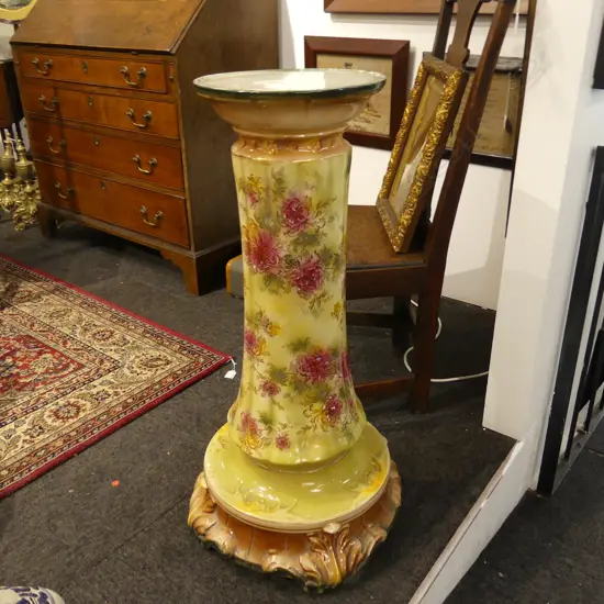 MIDDLEPORT POTTERY 'CLEVELAND' JARDINERE STAND H.815mm