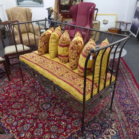 MOROCCAN WROUGHT IRON DAYBED