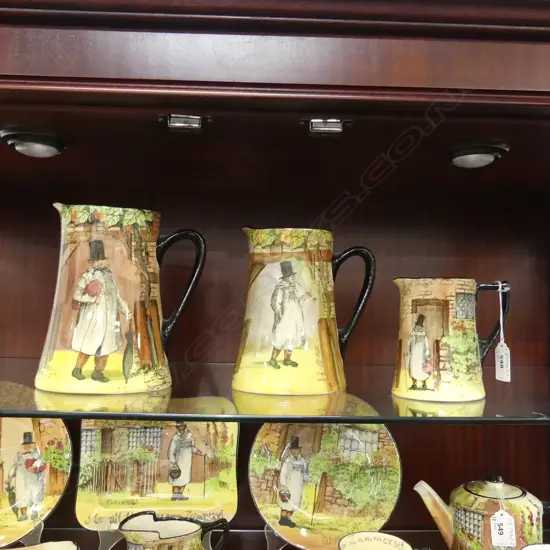 3 ROYAL DOULTON GAFFERS JUGS H.175mm