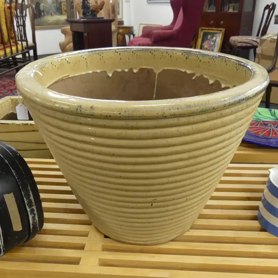 LG GLAZED GARDEN POT H.400mm, 550mm dia