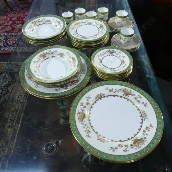 6 PLACE SETTING TIFFANY & CO. (New York) MINTONS (made in England) 6 PLACE DINNER & COFFEE SERVICE