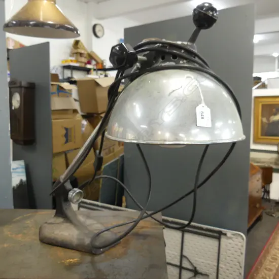 INDUSTRIAL TABLE LAMP 'DRECO INFARED' H.500mm APPROX. Adjustable
