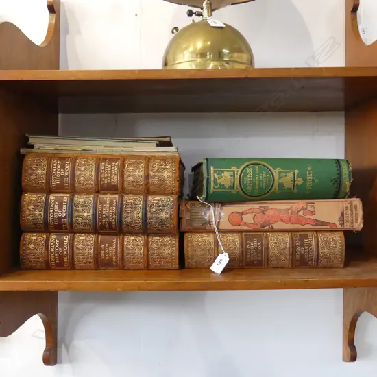 ANTIQUE BOOKS INCL. 4 VOLS. HISTORY OF THE WORLD