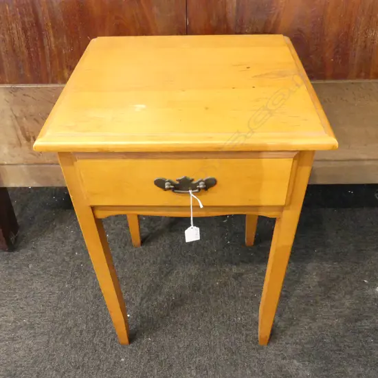 WOODEN SIDE TABLE 405x360x640mm