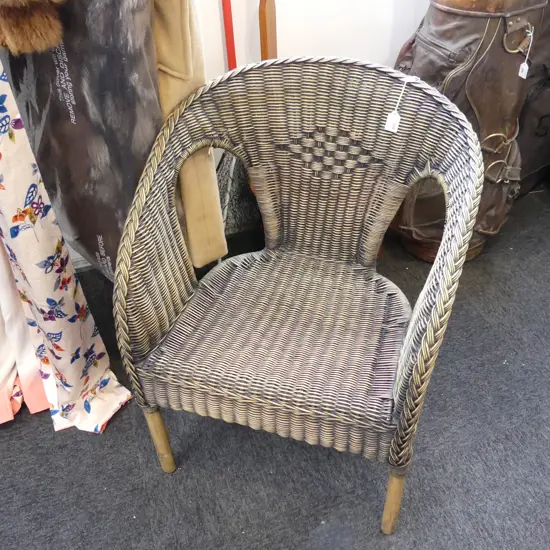 WOVEN CANE CHAIR
