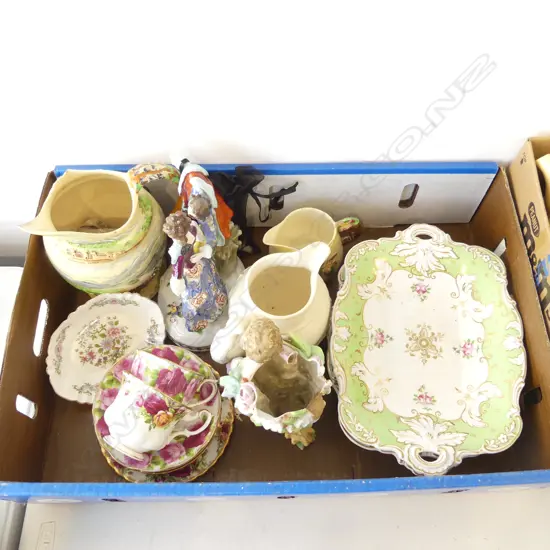 BOX LOT MISC CHINA SOME FAULTS