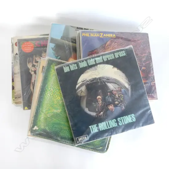 ASST RECORDS BOB DYLAN/J AIRPLANE/ROLLING STONES ETC