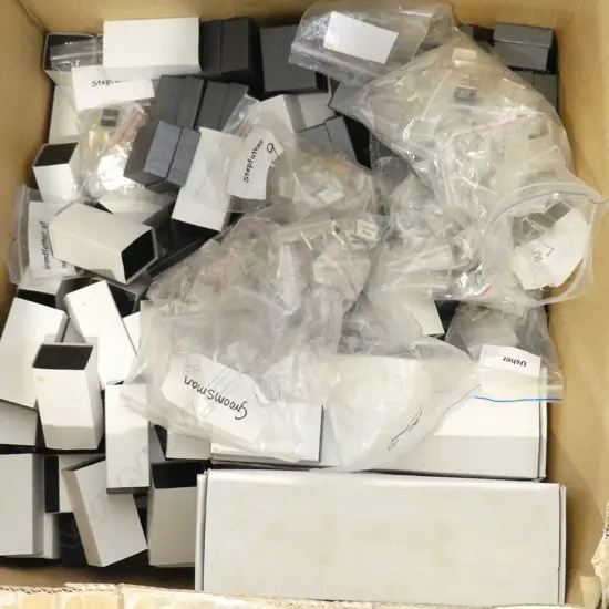 ASST. WEDDING THEMED CUFFLINKS + BOXES