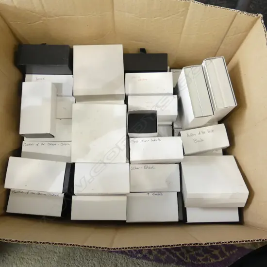 ASST. WEDDING THEMED CUFFLINKS, BOXED