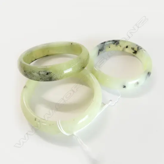 3 JADE BANGLES
