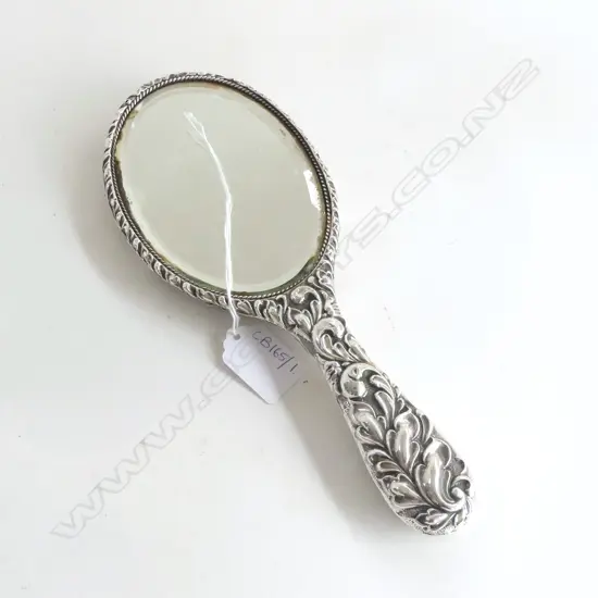 STG SILVER HAND MIRROR, B'HAM 1903