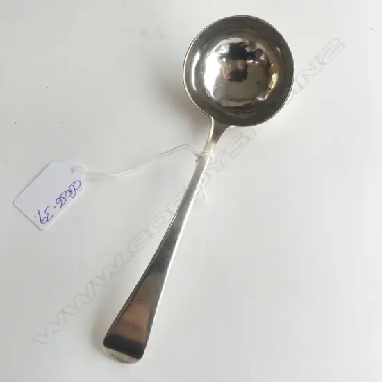 GEORGE III SILVER SAUCE LADLE London 1802 by William Sumner I.  44gms
