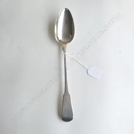 GEORGE III SILVER PIE SPOON FIDDLE PATTERN London 1808 by John Lias 112gms