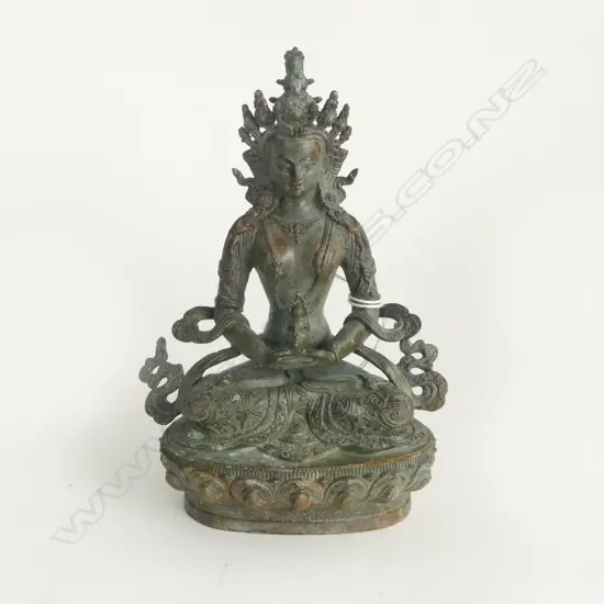 BRONZE ORIENTAL FIGURE H.155mm