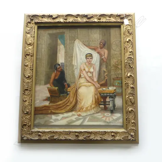 MABEL MATTINGLEY OIL - QUEEN ESTHER  630 x 500mm