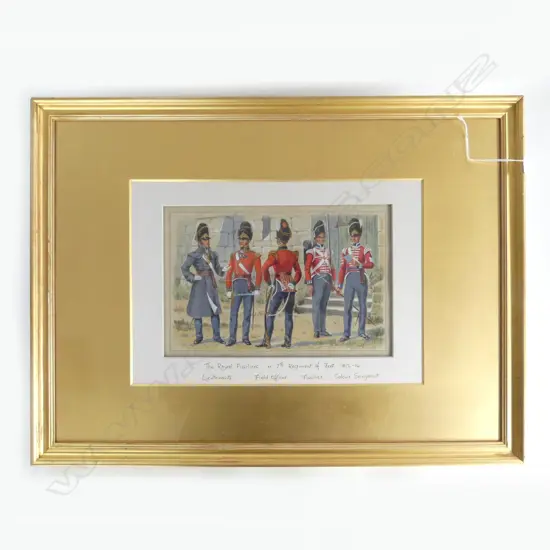 H. OAKES-JONES, ROYAL FUSILIERS, WC, 185x280mm