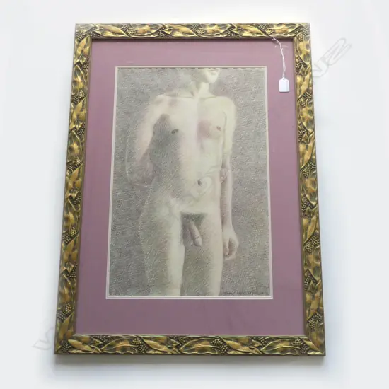 TERRY STRINGER 'TONY' COLOUR PENCIL ON PAPER '87 560x370mm