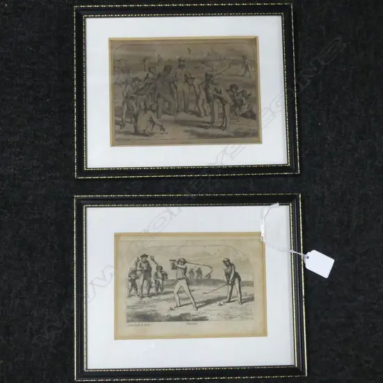 2 C. A. DOYLE GOLF ETCHINGS 115x170mm