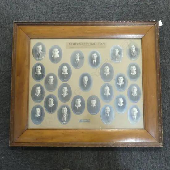 CARTERTON FOOTBALL TEAM 1943 TEAM PHOTO 400x500mm