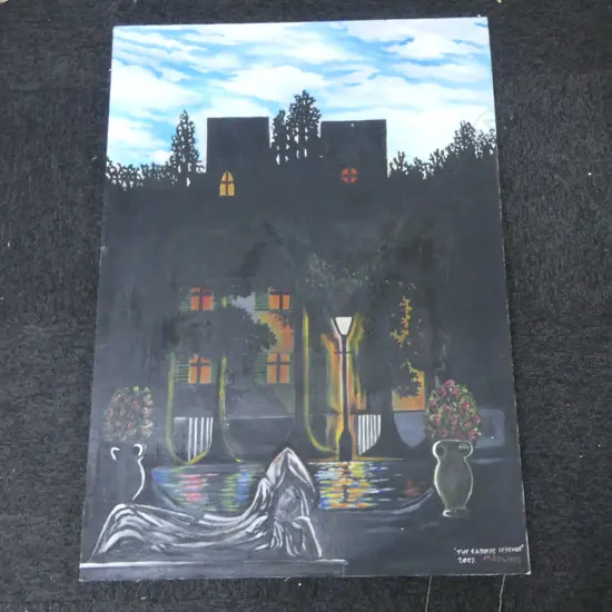 MICHAEL DOWNEY 'THE EASTSIDE OF VENUS' ACRYLIC ON CANVAS, 2007 1070x765mm