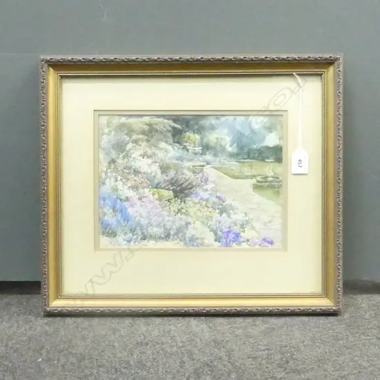 EDITH FISHER, SUMMER GARDEN WC 195x270mm