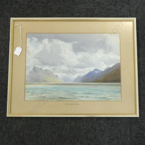 W/C THE HJORUND FIORD BY FRED R FITZGERALD H400 L530MM