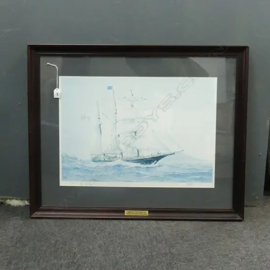 SIGNED NUMBERED PRINT SPIRIT OF NEW ZEALAND H650 L820MM