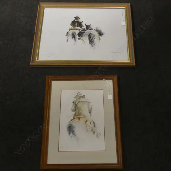 2 MICHAEL PONDER PRINTS 165/350 440x585mm