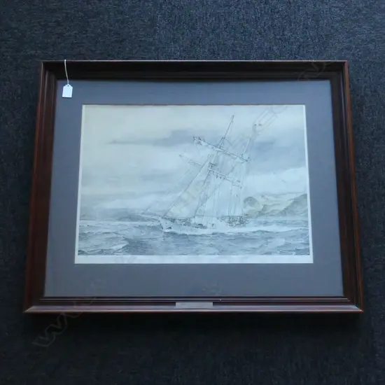 SIGNED NUMBERED PRINT SPIRIT OF ADVENTURE H650 L820MM