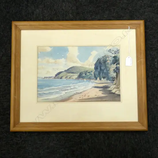 CYRIL WHITEOAK, CORNWALLIS BEACH, WC 210x310mm