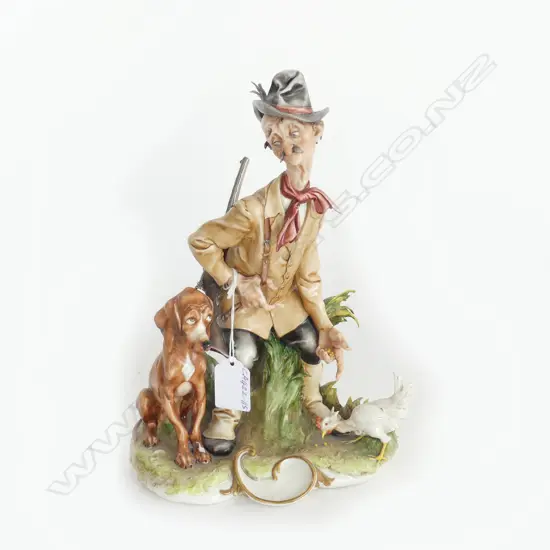 VINTAGE PORCELAIN CAPODIMONTE 'GIUSEPPE' FIGURINE, H.260mm