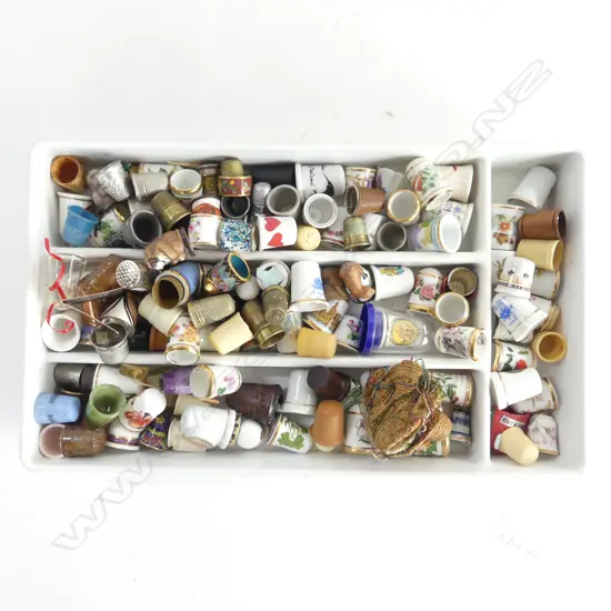 ASST. THIMBLES, MOSTLY CERAMIC