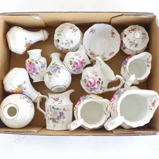 ASSORT. TRAY 14PCS RCD JUGS CONDIMENTS ETC H100MM TALLEST