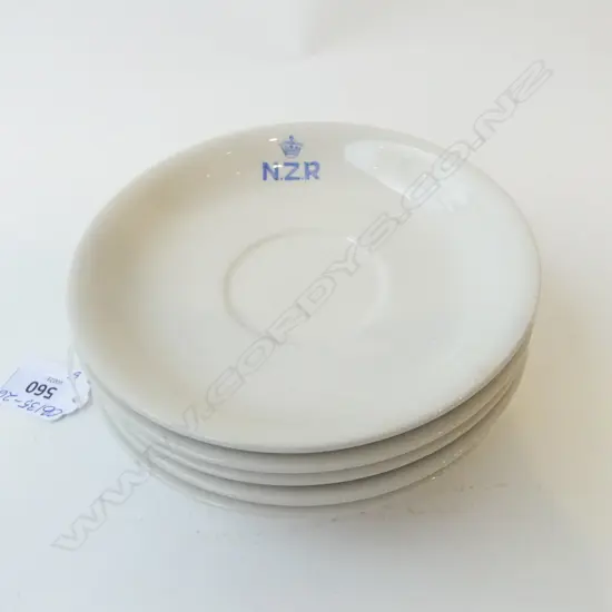 5 CROWN LYNN N.Z.R. SAUCERS NUMBERED '73'