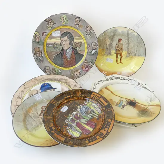 10 ASST. PLATES, ROYAL DOULTON ETC