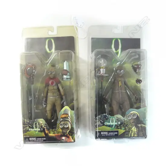 2 STITCHPUNK FIGURINES, BOXED