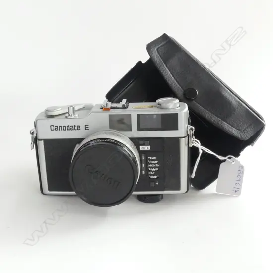CANON CANONDATE E CAMERA, CASED
