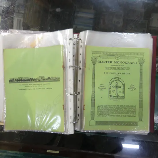 FOLDER OF MAGAZINES; MASONIC / ROSICRUCIAN INTEREST