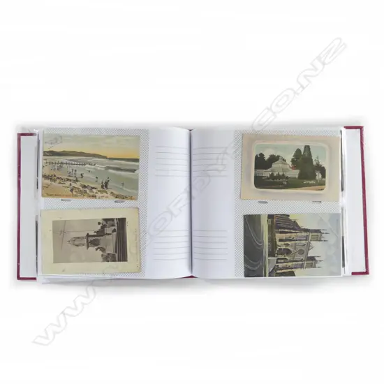 ALBUM OF DUNEDIN POSTCARDS ETC